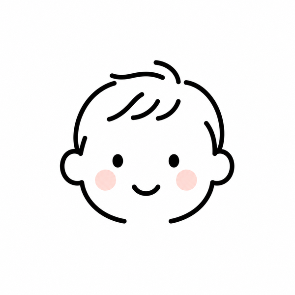 長男の似顔絵