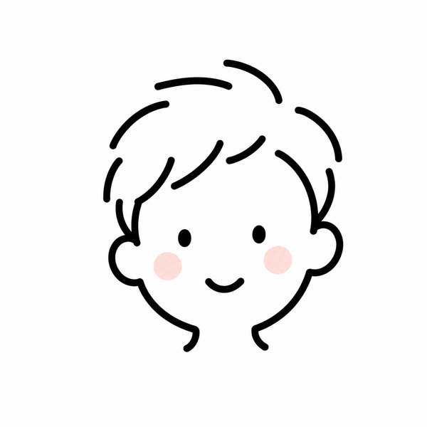 私（クジラ）の似顔絵