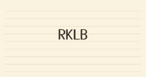 「RKLB」と書かれたノート風のアイキャッチ画像
